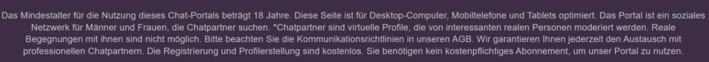 MilfMe im Test: Die Klon-Plage erreicht die Schweiz Man muss die Fußzeile genau lesen, um zu erkennen, dass es sich um gefälschte Profile handelt.