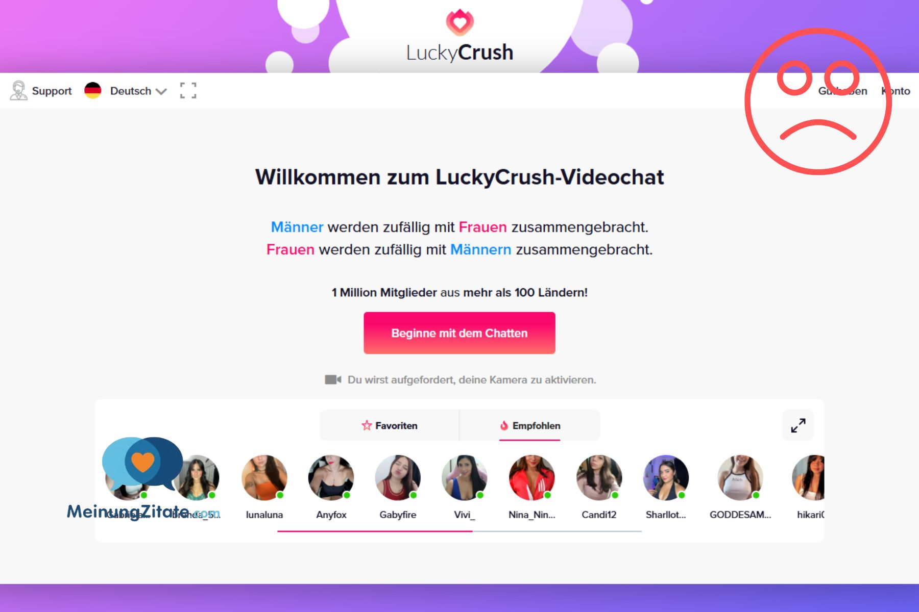 LuckyCrush.com: Ein Glückstreffer oder eine kostspielige Falle? lucky crush betrug