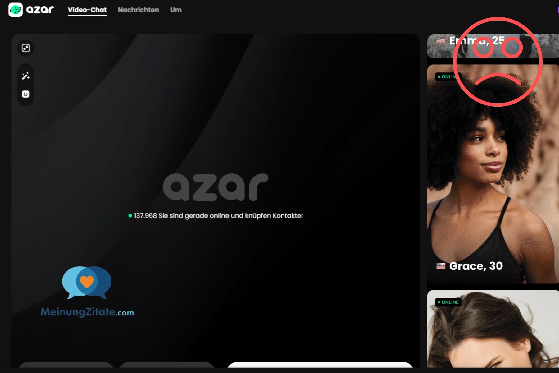 azar live betrug