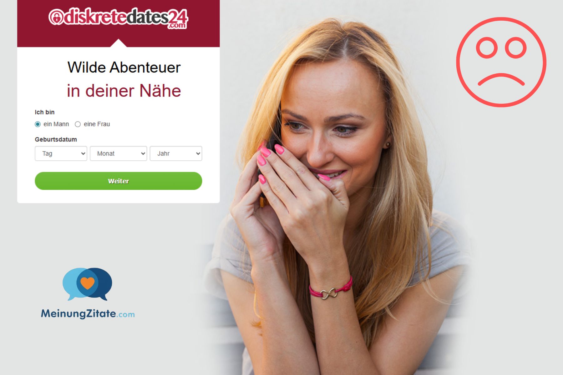 Diskretedates24.com – Diskretion ist hier nur ein Codewort für „Geldbeutel-Entleerung“ diskrete dates 24 betrug
