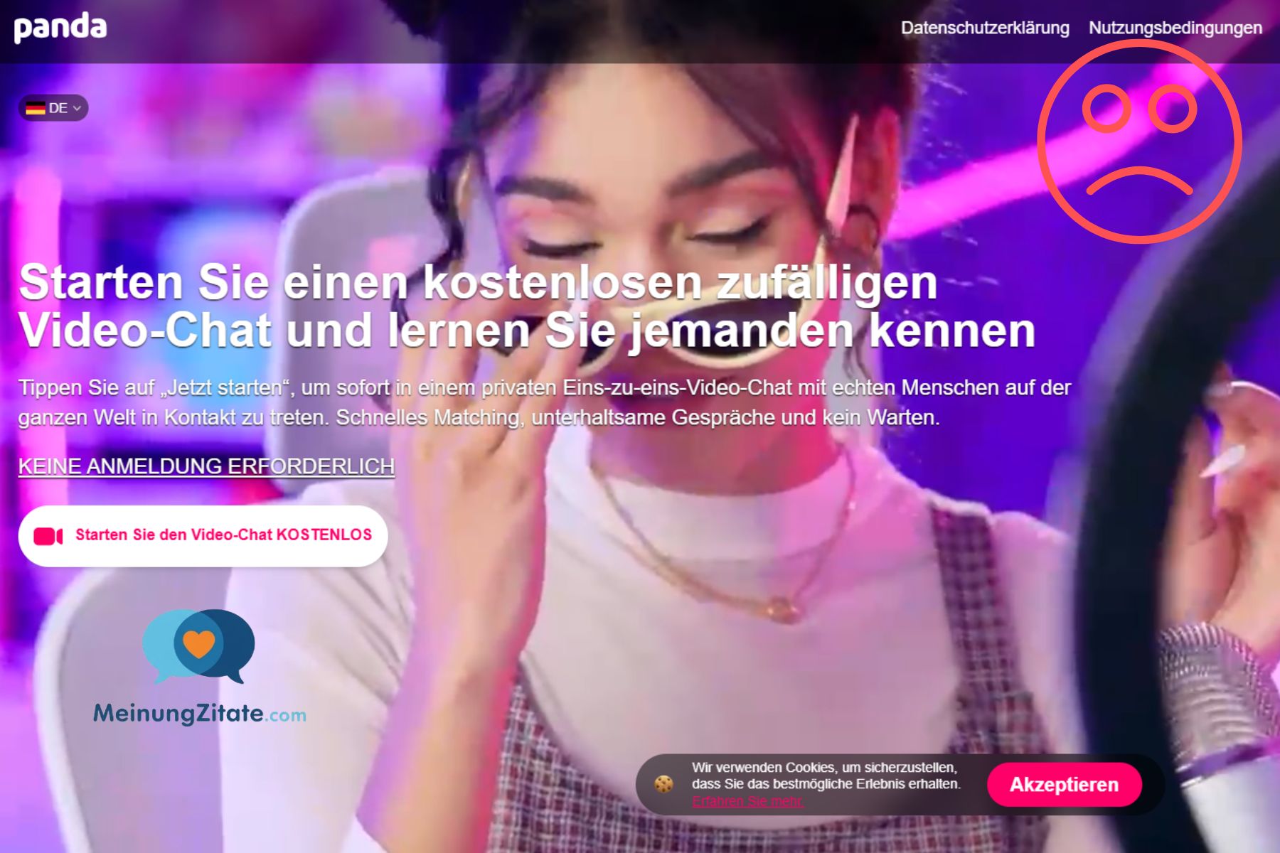 PandaVideoChat.com im Test: Abzocke mit Fake-Profilen oder echtes Video-Dating?